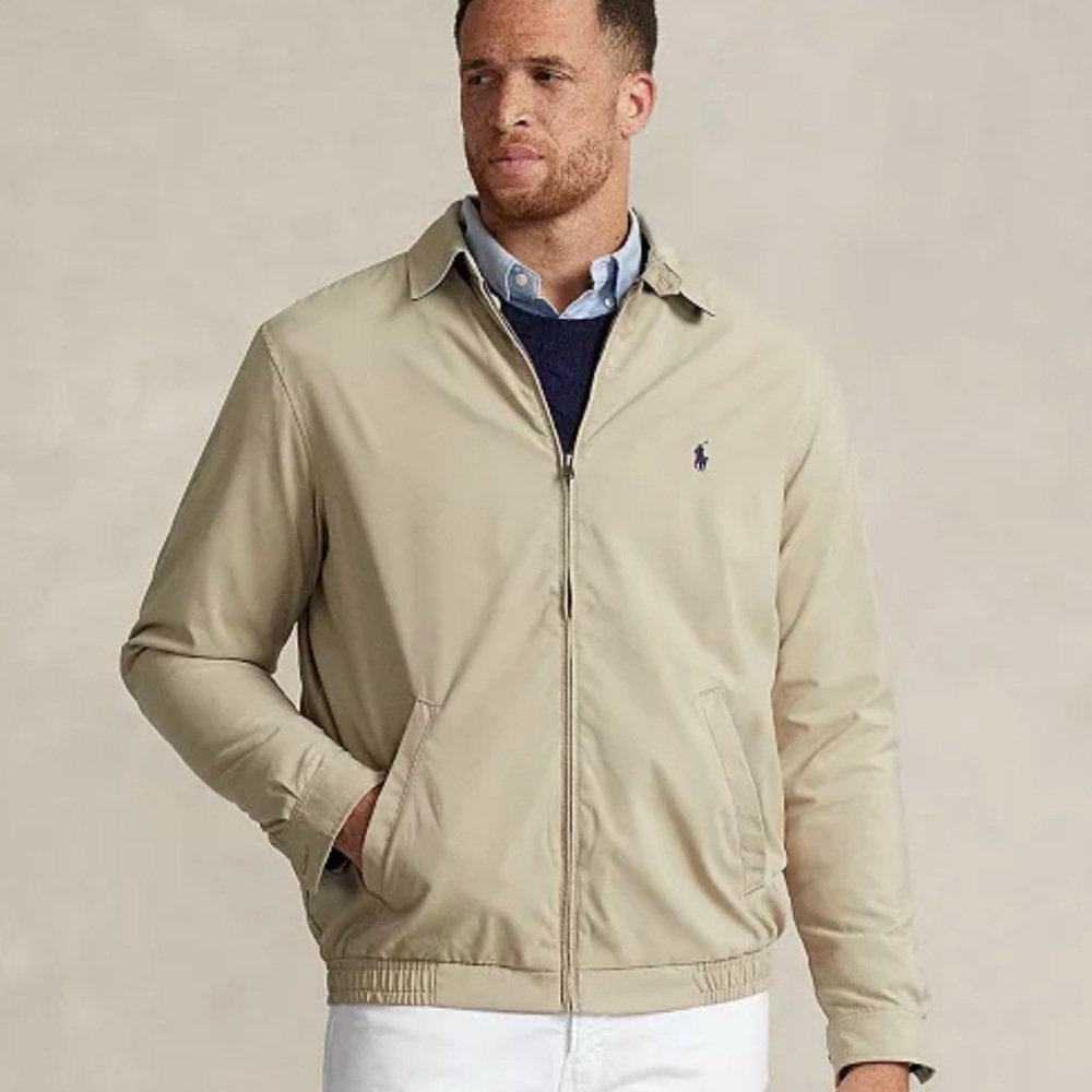Ralph Lauren Men’s Bi-Swing Windbreaker Jacket Size XXL Quiet Preppy Luxury